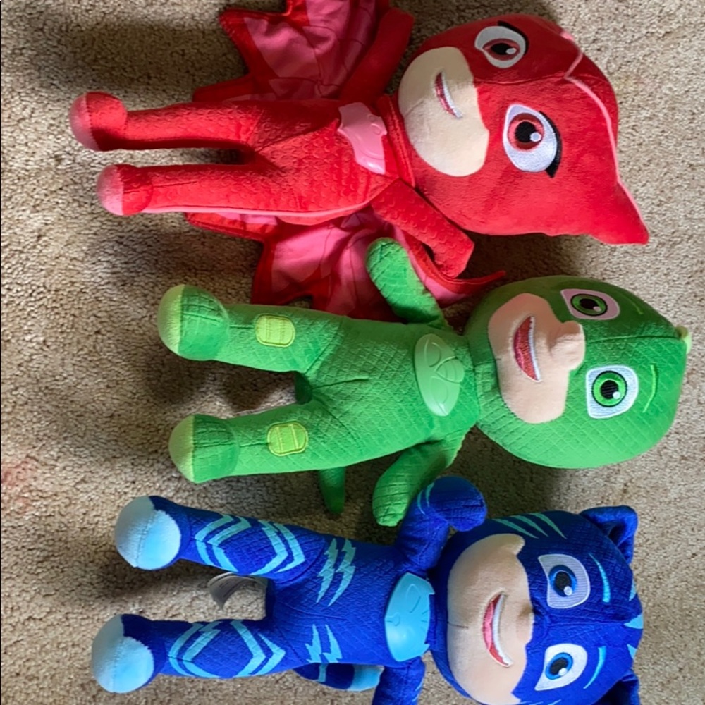 PJ Masks stuffed dolls